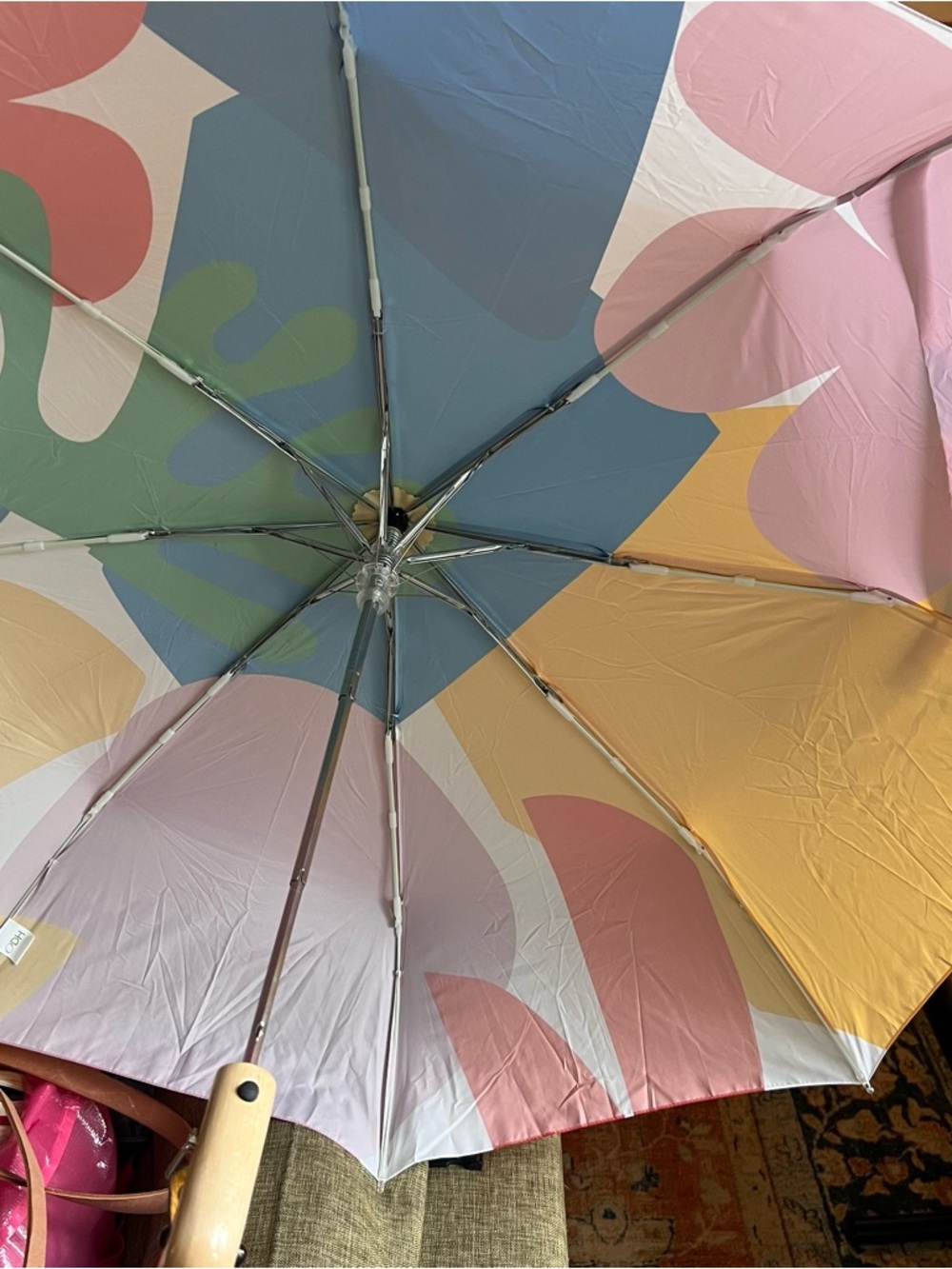 Like New Duckhead Colorful Abstract Shapes Umbrella - Picture 7 of 9